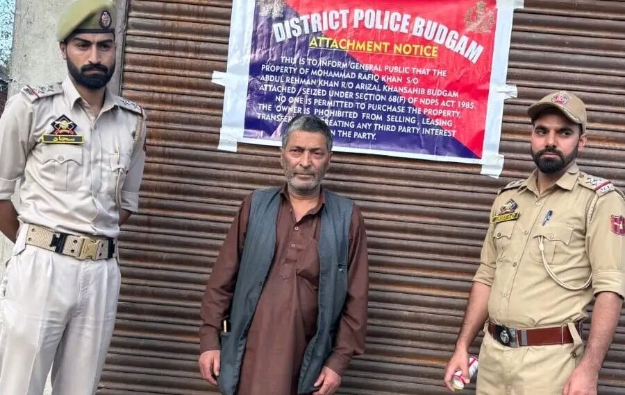 Police attach property worth ₹10 lakh in NDPS case in Budgam