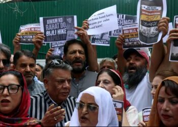 PDP, Apni Party protest in Srinagar to oppose power tariff hike, demand rollback