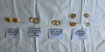 Police Solve Multiple Gold Ornament Theft/Snatching Cases; Two Arrested in Sopore
