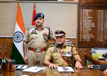 Sujit Kumar Assumes Charge as IGP, Kashmir Zone