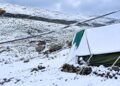 Fresh snowfall blankets Gurez as rain lashes Kashmir