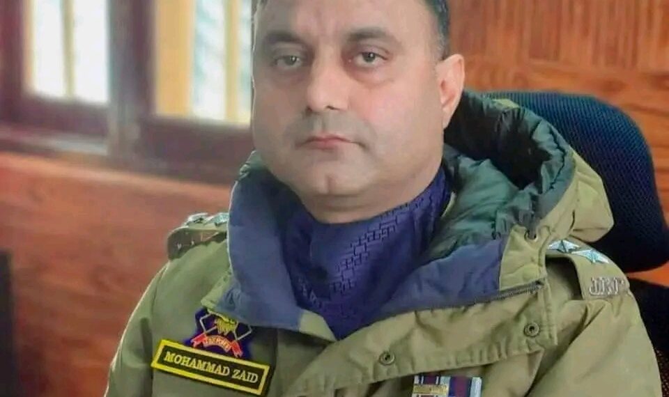 Mohd Zaid Relieved as SSP, Sent to NIA on Four-Year Deputation