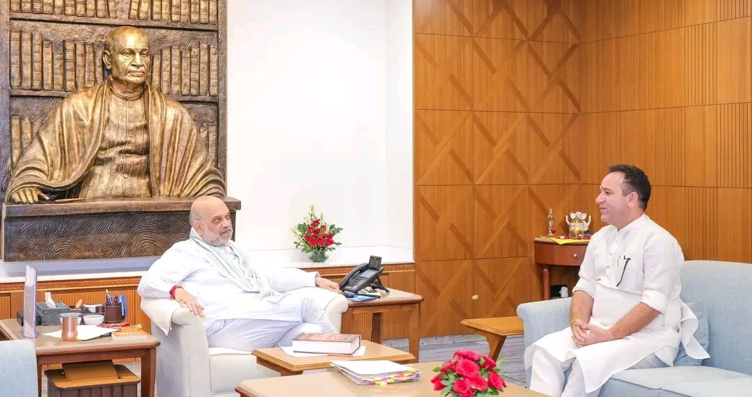Sunil Sharma Meets Amit Shah, Raises Key Issues Concerning J&K