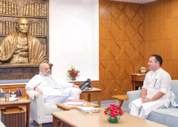Sunil Sharma Meets Amit Shah, Raises Key Issues Concerning J&K
