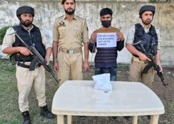 Police Foil Narcotics Trafficking Bid in Baramulla; One Arrested
