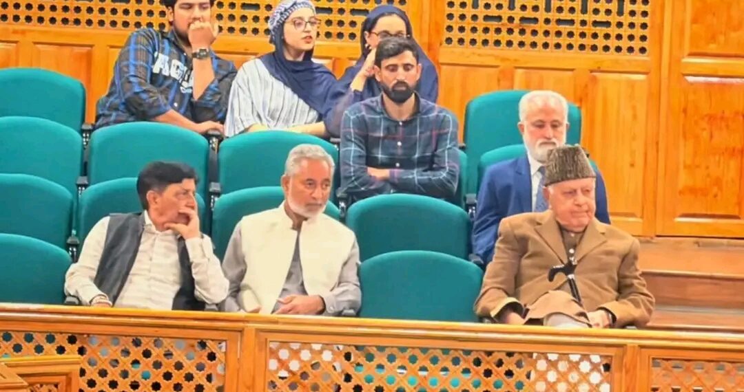 Assembly Day 6: NC Prez Dr Farooq Abdullah appears in Speaker’s Gallery