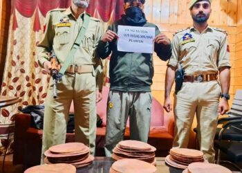 Police Crack Kreeri Theft Case in Baramulla; 100 Kg Stolen Copper Sheets Recovered