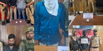 Police arrest 06 drug peddlers across South Kashmir
