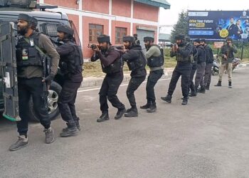 Police Conduct Anti-Fidayeen Mock Drill at Harnag Railway Station in Kulgam