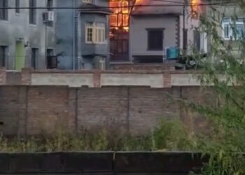 Fire Breaks Out In Residential House At Srinagar’s Rawalpora