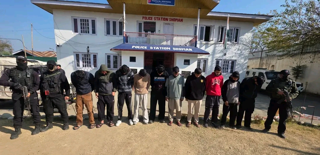 Police bust jail-linked terror fund raising Module in Shopian, 10 Arrested