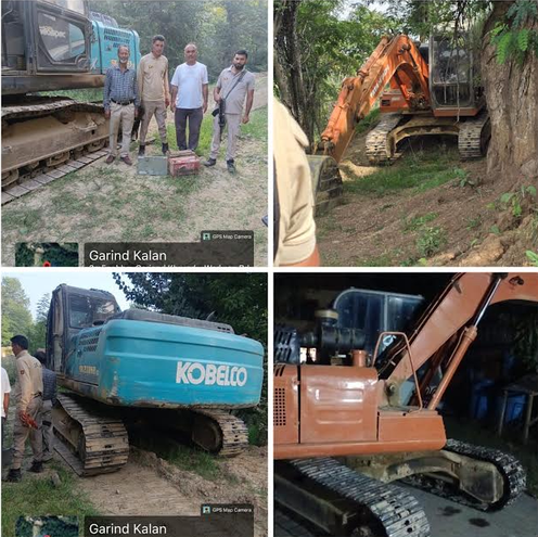In 4-month crackdown on illegal mining in Budgam 34 FIRs Registered, 182 Vehicles & Machinery Seized: Police