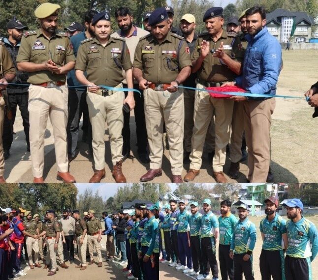 Police Commemoration Day Observance: Police organise Cricket Tournament in Shopian