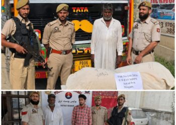 Police Arrests 02 Drug Peddlers In Budgam; Contraband Substance Recovered