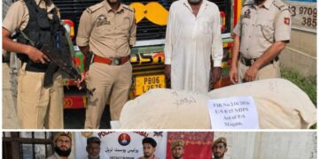 Police Arrests 02 Drug Peddlers In Budgam; Contraband Substance Recovered