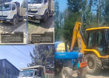 Two Vehicles Carrying Illegally Extracted Mining Materia Seized  In Anantnag: Police