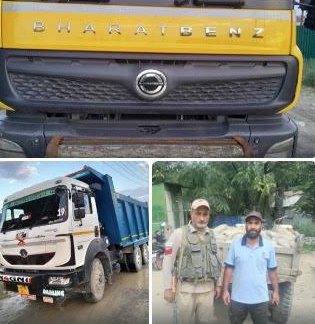 Two Vehicles Seized For Ilegal Mining In Pulwama, One Challaned: Police