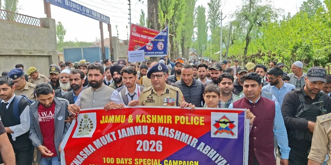 Over 2,000 Join Anti-Drug Rally in Sopore