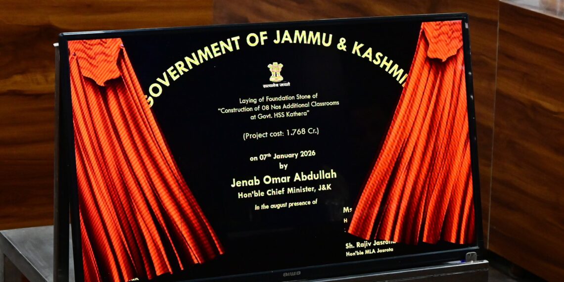 CM E-Inaugurates, Lays Foundation of ₹11.58 Crore Development Projects in Kathua