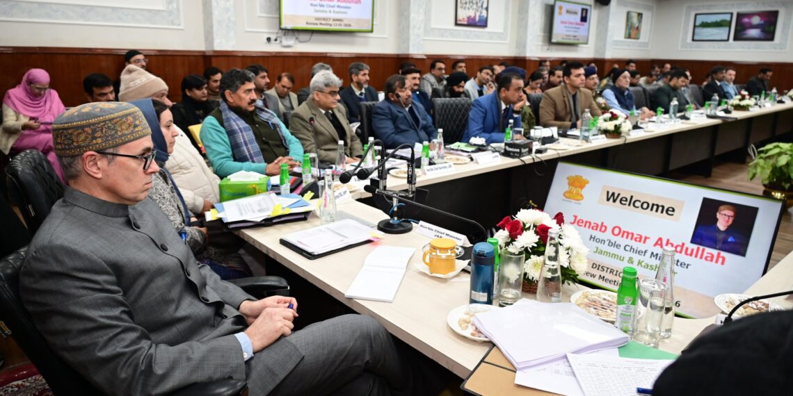 *CM Reviews Development, Welfare Delivery in Jammu District*