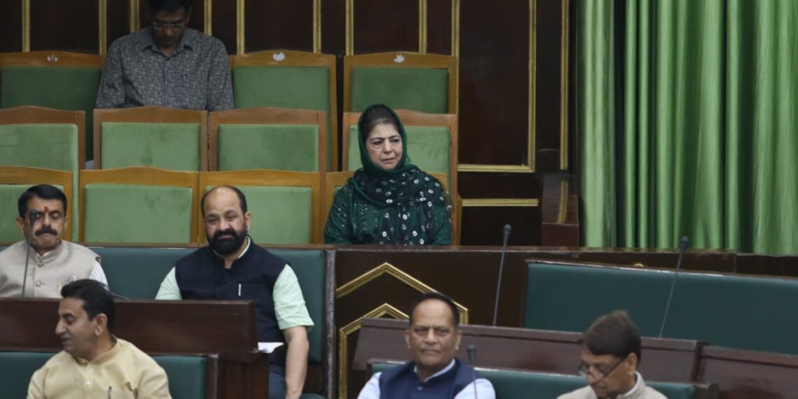Mehbooba Mufti makes first Assembly appearance since 2018