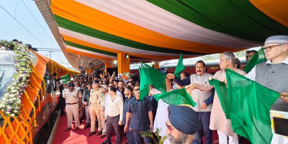 Jammu to Srinagar in around 5 hrs as Ashwini Vaishnaw flags off Vande Bharat service from Jammu Tawi Rly Stn