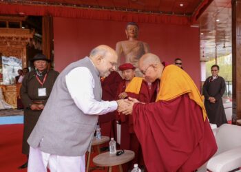 Amit Shah in Leh: Buddha’s teachings key to peace in times of conflict