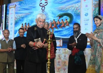 LG Sinha Inaugurates 3rd Kashmir Literature Festival, Calls on Writers to Shape Positive Discourse