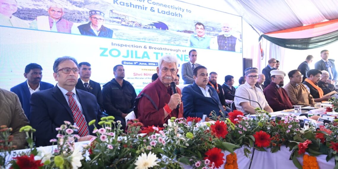 LG Sinha Hails Historic Zojila Tunnel Breakthrough, Says It Will Transform Connectivity between Kashmir & Ladakh