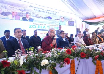 LG Sinha Hails Historic Zojila Tunnel Breakthrough, Says It Will Transform Connectivity between Kashmir & Ladakh