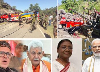 21 dead, 51 injured as overcrowded bus plunges into 100 meters gorge in Udhampur