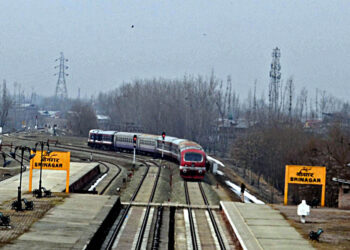 Train service between Baramulla and Banihal resumed partially on Monday