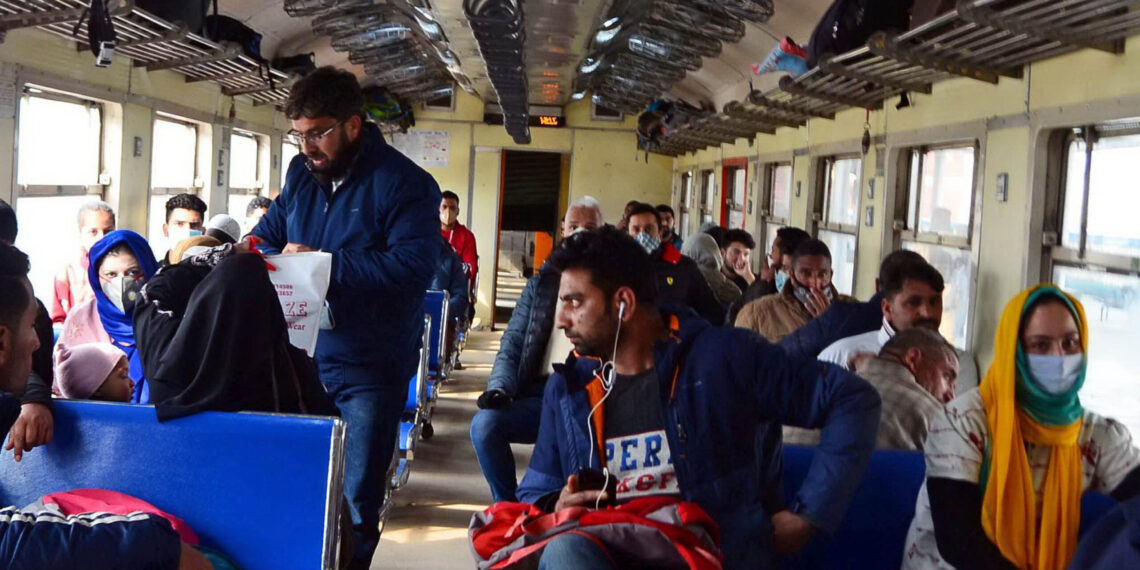 Train service between Baramulla and Banihal resumed partially on Monday