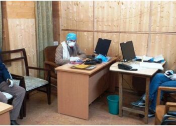 24×7 control room setup at Div Com office Srinagar   