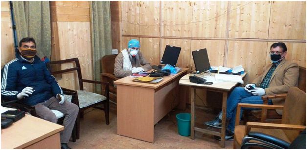 24×7 control room setup at Div Com office Srinagar