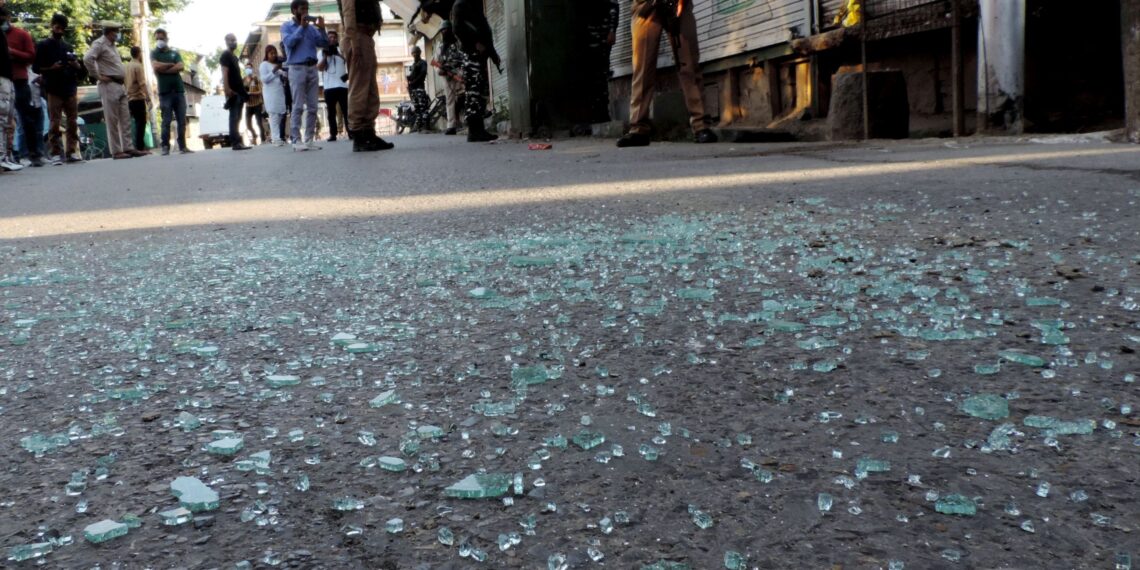 Pics: 3 civilians injured in grenade attack on CRPF in Srinagar