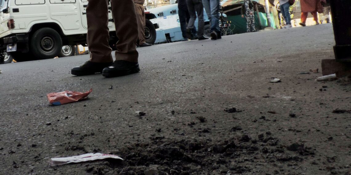 Pics: 3 civilians injured in grenade attack on CRPF in Srinagar