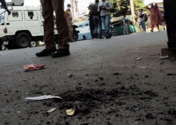 Pics: 3 civilians injured in grenade attack on CRPF in Srinagar