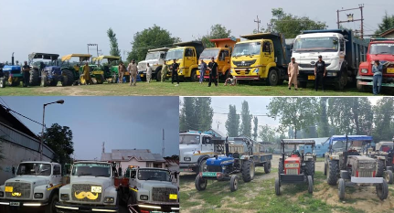 27 vehicles for illegal mining in Shopian,G’bal: Police