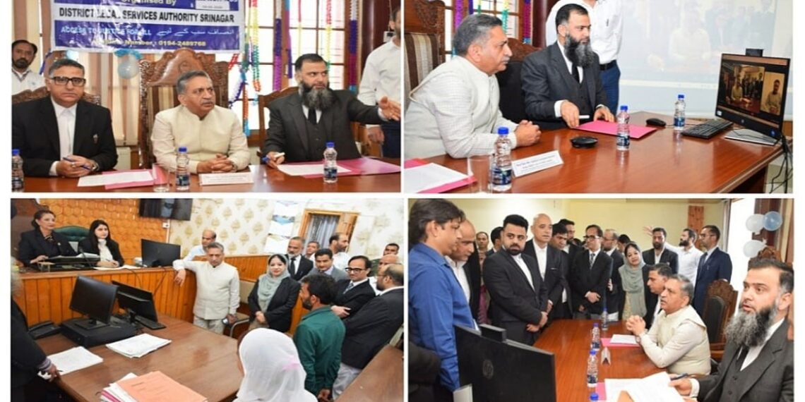 2nd National Lok Adalat 2026 held at District Court Complex Srinagar