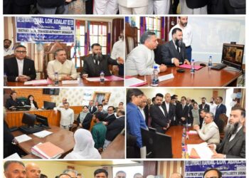 2nd National Lok Adalat 2026 held at District Court Complex Srinagar