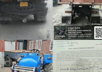 3 Vehicles seized for illegal mining in Sopore: Police