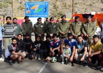 Shaheed Mushtaq Ahmed Memorial Volleyball Tournament 2026 begins at Chanderkote   