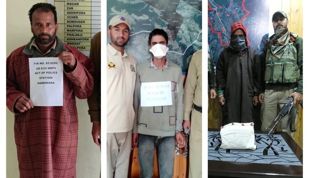 Three Drug Peddlers Arrested, Contraband Seized: Police