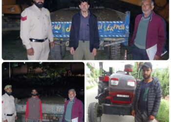 3 tractors seized for illegal mining in Baramulla : Police