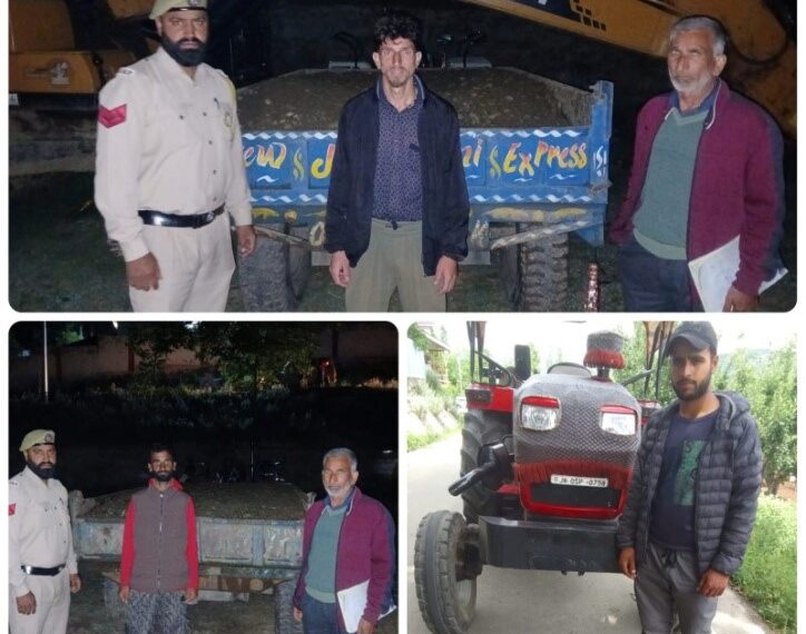 3 tractors seized for illegal mining in Baramulla : Police