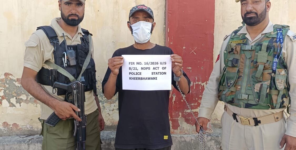 3 Drug Peddlers Arrested in G’bal & Handwara, Contraband Substances Recovered: Police
