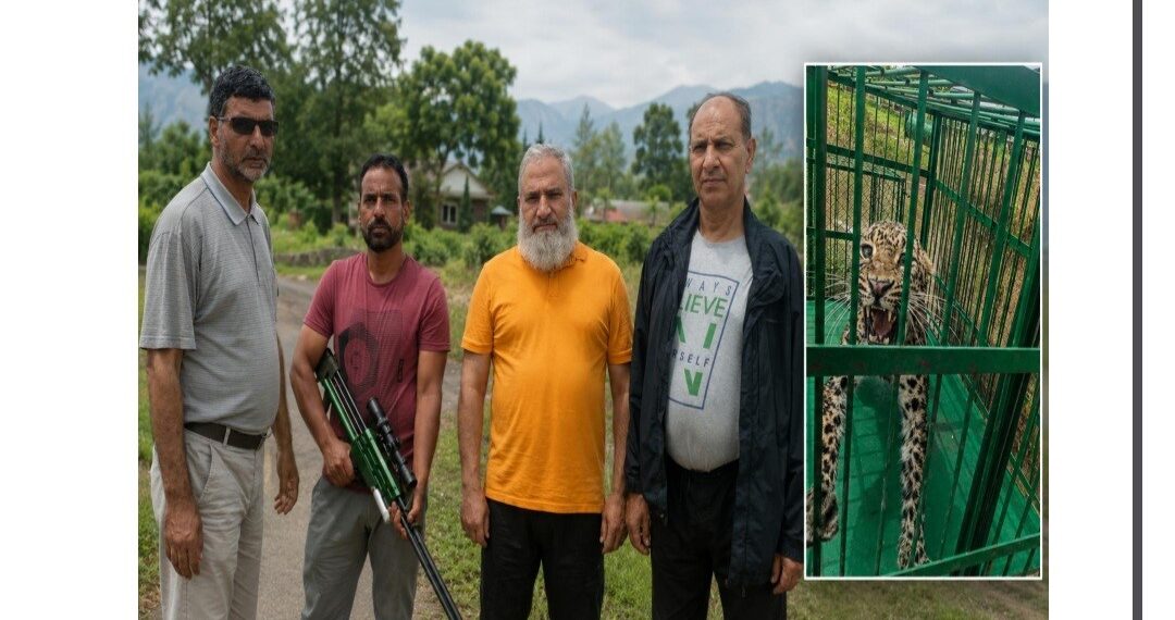 Three leopards captured after three-month operation in Budgam
