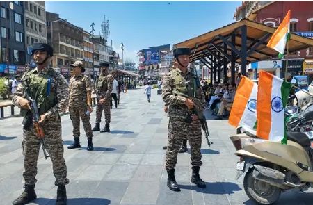 3-tier security cover in place for 79th Independence Day celebrations in J&K