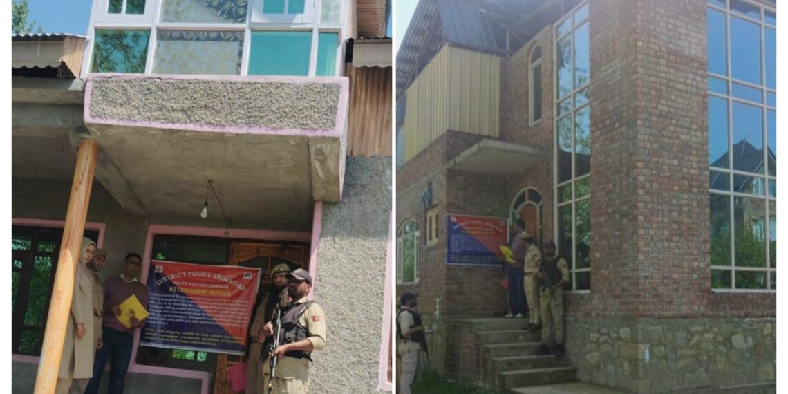 ₹3.5 Cr Drug-linked Properties Attached in Srinagar: Police